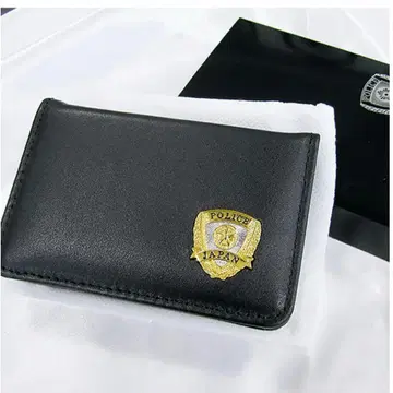 [ 한정판 ] 경찰 엠블럼 명함지갑 [ W 패스 케이스 ] 레어 1점만