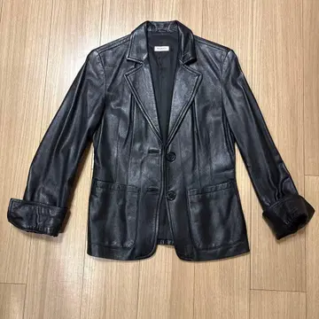 MAX&Co. 블랙 가죽 자켓 새상품급