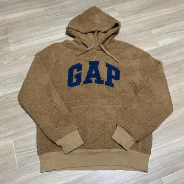 GAP 보아 후드티 플리스 후드티 빅 로고 후드티 브라운 S 사이즈