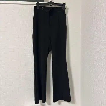 아뉴앙스 플레어 팬츠 XS 블랙