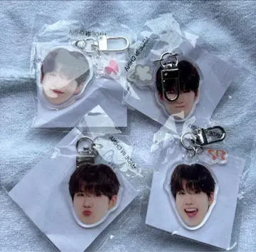 treasure 얼굴 아크릴 키링 희로애락 준규 컴플리트