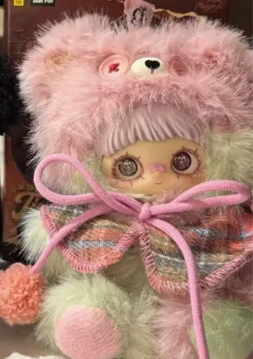 메이 메이 곰 모자 봉제 인형