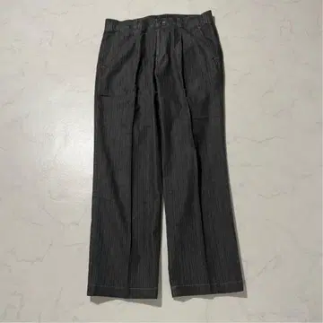 데님풍 슬랙스 팬츠 무지 네이비 봄/가을 출퇴근 오피스