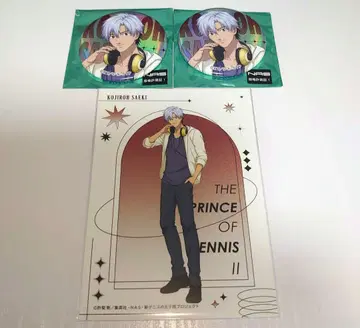 신 테니스의 왕자님 사에키 코지로 세트 휴일 메디코스 캔뱃지 브로마이드