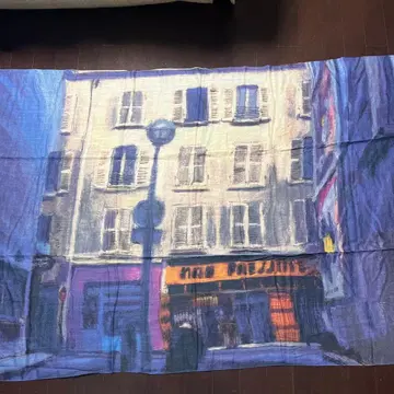 레리안 아트 스타일 대형 스톨 청보라