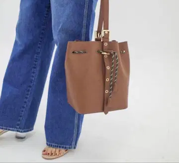 SLOBE IENA 이에나 SLOBE 코드 복조리백 카멜