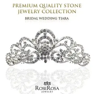 티아라 결혼식 무대 이벤트 코스프레 스와로브스키 크리스탈 사용