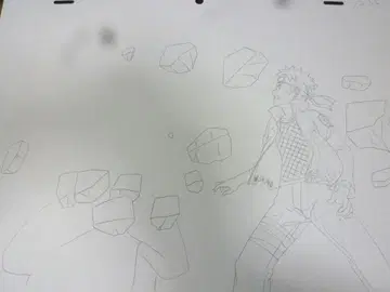 나루토 A35 직필 등 레이아웃/원화/수정/동영상 나루토 NARUTO