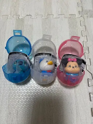 (미개봉 새상품) 울지 않는 몬 디즈니 캐릭터 가챠 3세트