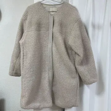 보아 롱 코트 프리 사이즈