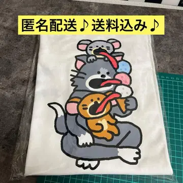 미개봉 톰과 제리 해피 복권 B상 콜라보 티셔츠