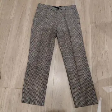 Dries Van Noten 체크 무늬 슬랙스