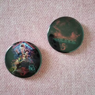 스트레인저 띵스 va 팝업 스토어 하라주쿠 캔뱃지