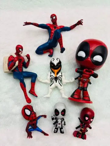 스파이더맨 데드풀 마블 피규어 가챠