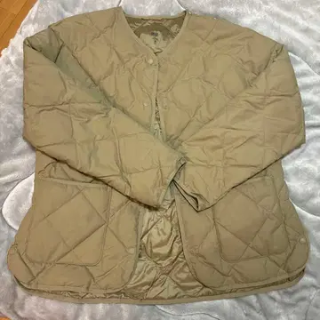 UNIQLO PUFFTECH 퀼팅 자켓 M 베이지