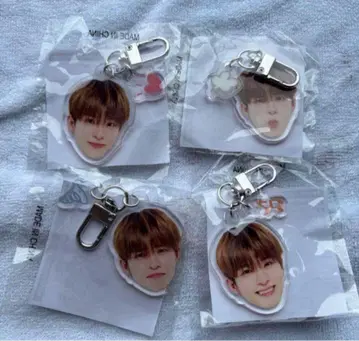treasure 얼굴 아크릴 키링 희로애락 아사히 컴플리트