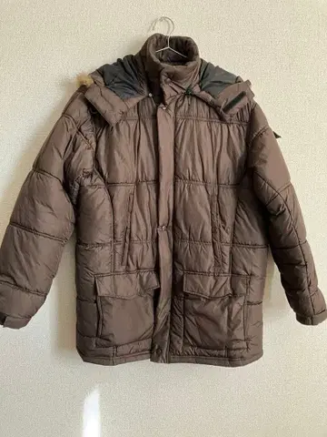 릴 폭스 브라운 다운 패딩 자켓 코트 아우터 L 사이즈