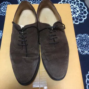 로이드풋웨어 브라운 스웨이드 신발