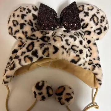 미니 마우스 레오파드 무늬 모자