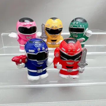 1996년 격주전대 카레인저 손가락 인형 피규어 5종 묶음 판매