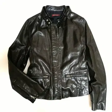 어반 리서치 라무 레더 싱글 자켓 블랙