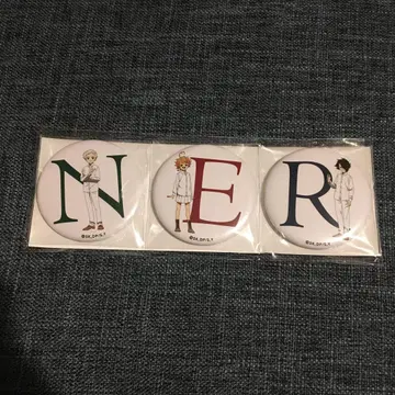 약속의 네버랜드 체험 뮤지엄 노먼 엠마 레이 캔뱃지 세트