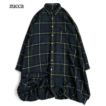 12/28까지 한정 가격 zucca 롱 셔츠 원피스 울 캐시미어