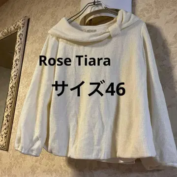 새상품급 빅 사이즈 46 로즈 티아라 Rose Tiara 니트 풀오버