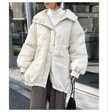 and me 오버 사이즈 충전솜 다운 자켓