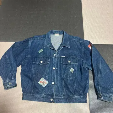 Oh!Flash 패치 데님 자켓