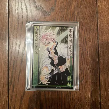 귀멸의 칼날 스탯 카드 컬렉션 시나즈가와 사네미