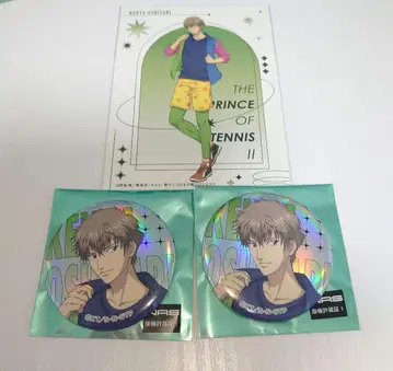 신 테니스의 왕자님 오시타리 켄야 세트 휴일 메디코스 캔뱃지 브로마이드