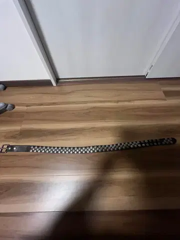 스터드 벨트 천연 가죽 가죽