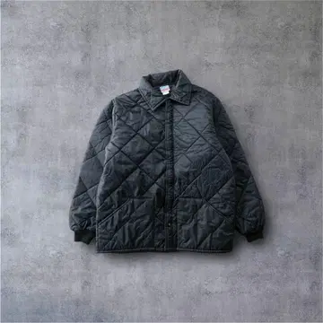 90s US 워크 퀼팅 자켓 블랙 L