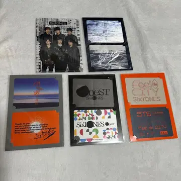 SixTONES 스티커 미니 클리어 파일