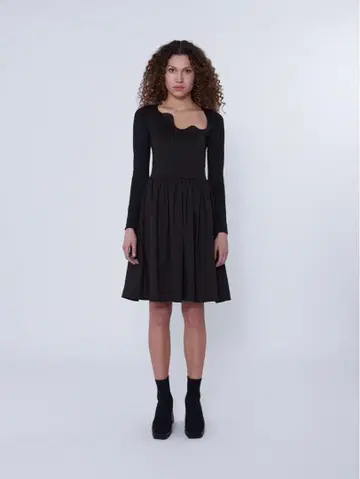 ELAINE HERSBY VENEZIA DRESS 원피스 블랙