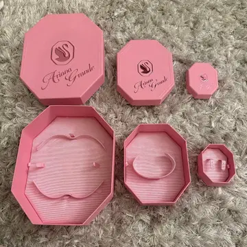 아리아나 그란데 핑크 빈 박스 3개 세트