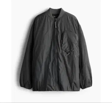 H&M 스포츠 플라이트 자켓 다크 그레이 XS