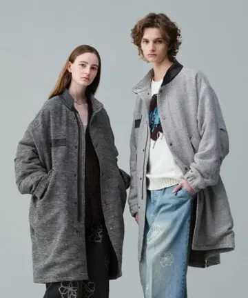 soerte x camphor wood M65 루즈 트위드 필드 코트