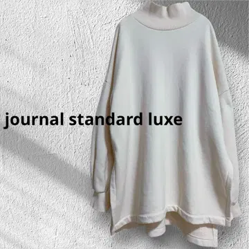 저널 스탠다드 럭스 하이넥 슬릿 오버 풀오버