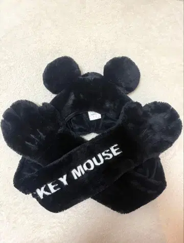 미키마우스 머플러 캡