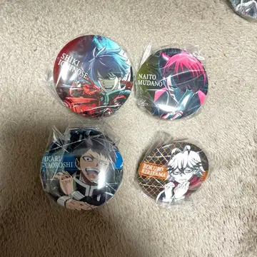 캔뱃지 4개 세트 시키 이치노세 외