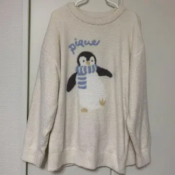 젤라또피케 펭귄 자카드 풀오버