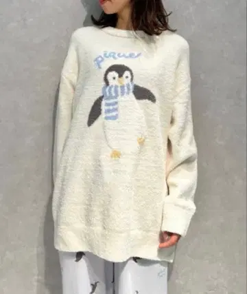 젤라또피케 펭귄 자카드 풀오버