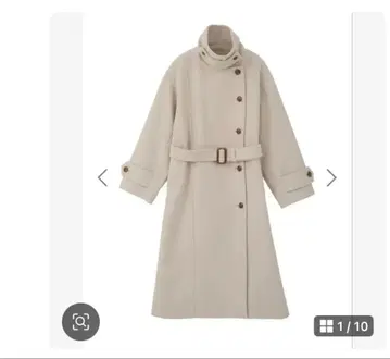 베이지 트렌치코트 벨트 포함