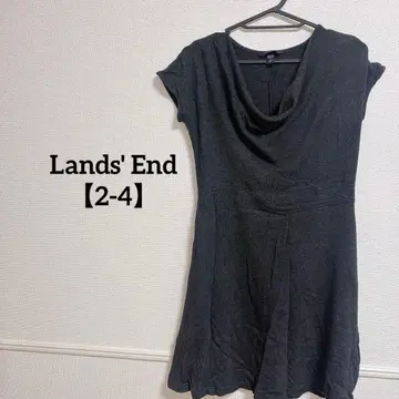 새상품급 Lands' End 블랙 미니 원피스 2-4 원피스