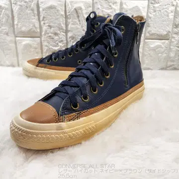 가죽 하이컷 스니커즈 25.5cm CONVERSE ALL STAR