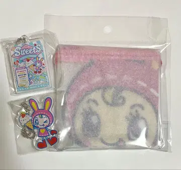 나루미야 해피파크 한정판 메조 피아노 벨리에짱 클리어 플랫 파우치