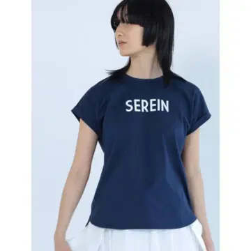 새상품 야마다야 라슈드 lasud 프렌치 슬리브 로고 TEE