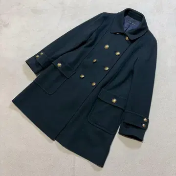 그린 라벨 릴랙싱 코트 블랙 더블 브레스트